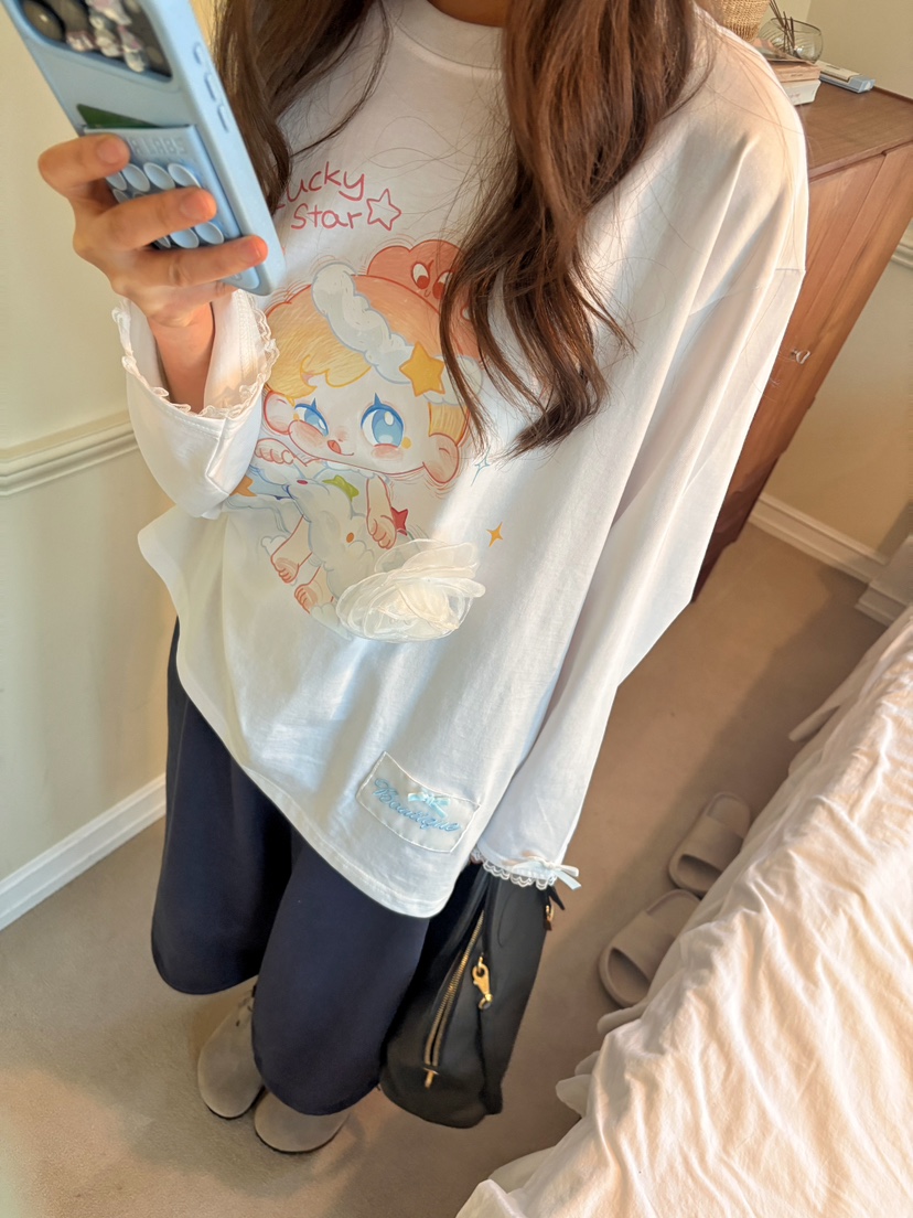 BOUTIQUE-L東大門實拍女士新品休閑熱賣真品26初秋長袖T恤BOUTIQUE-L長袖T恤