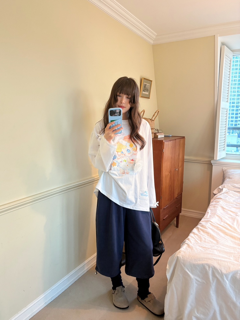 BOUTIQUE-L東大門實拍女士新品休閑熱賣真品26初秋長袖T恤BOUTIQUE-L長袖T恤