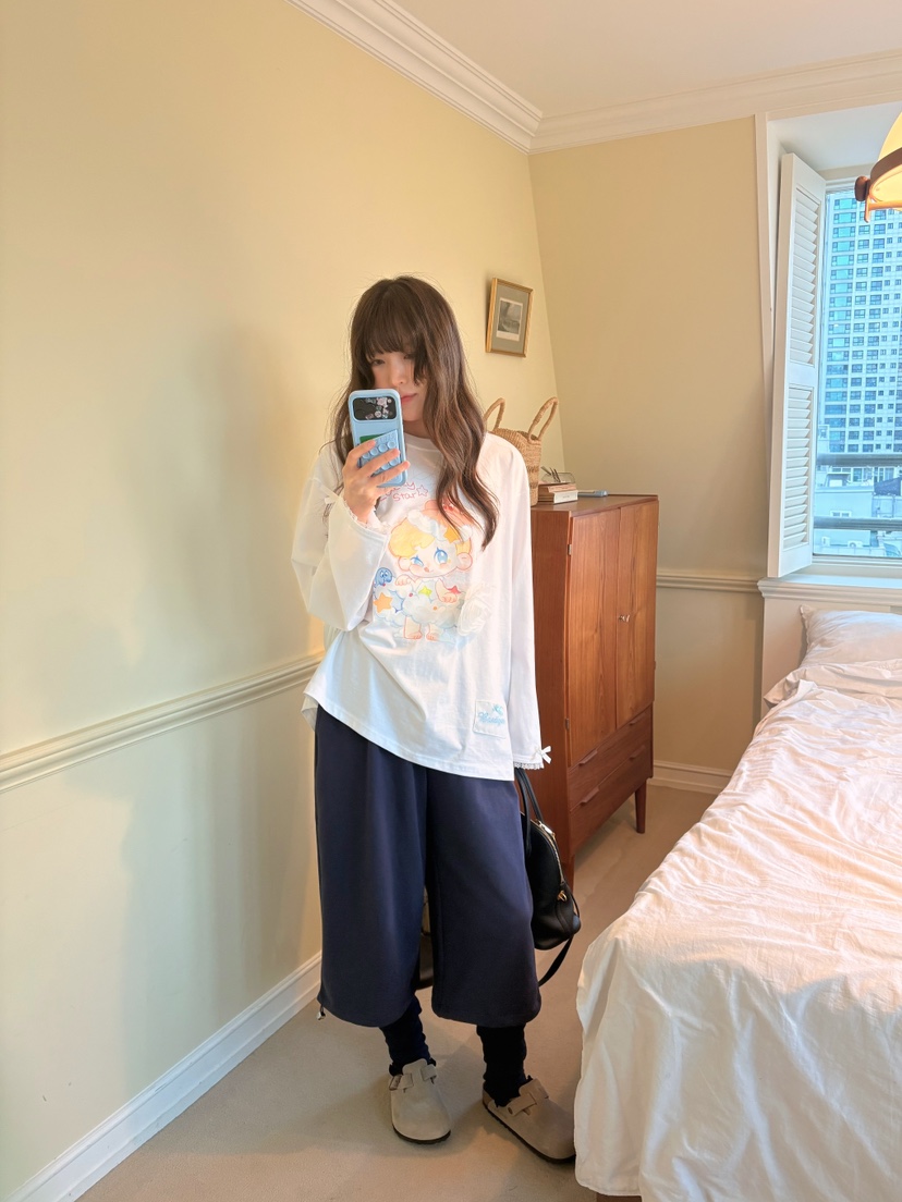 BOUTIQUE-L東大門實拍女士新品休閑熱賣真品26初秋長袖T恤BOUTIQUE-L長袖T恤