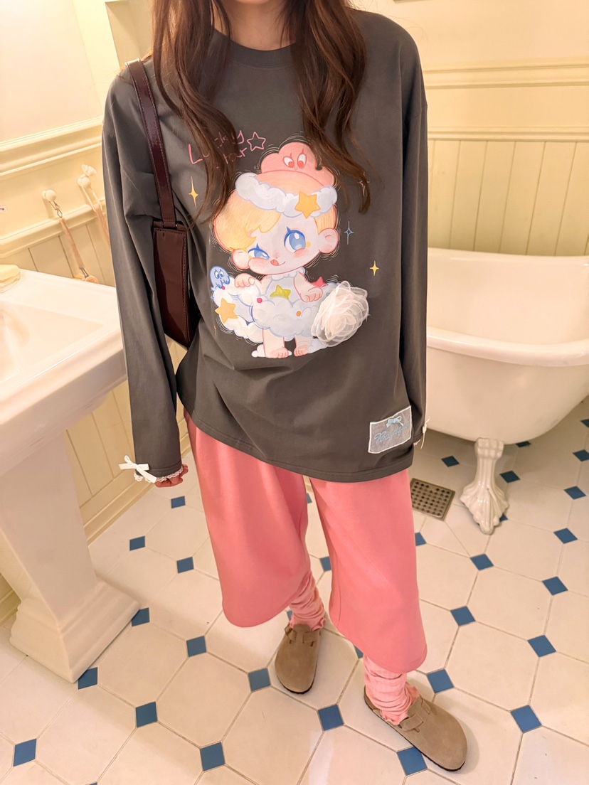 BOUTIQUE-L東大門實拍女士新品休閑熱賣真品26初秋長袖T恤BOUTIQUE-L長袖T恤