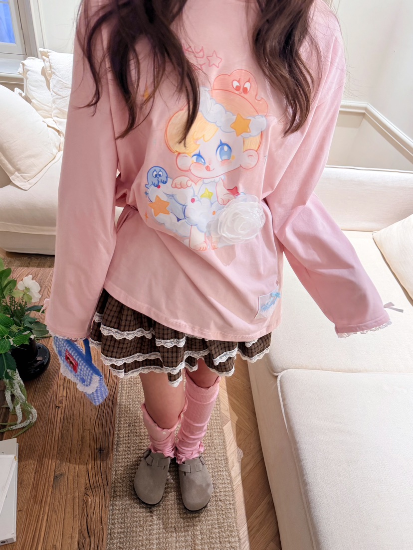 BOUTIQUE-L東大門實拍女士新品休閑熱賣真品26初秋長袖T恤BOUTIQUE-L長袖T恤