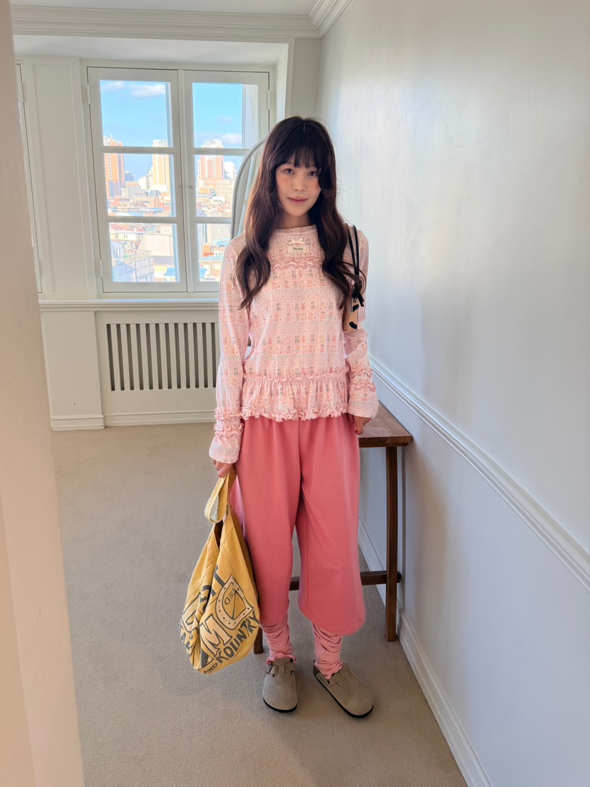 BOUTIQUE-L東大門代購女裝新品人氣26初秋推薦休閑長袖T恤BOUTIQUE-L長袖T恤