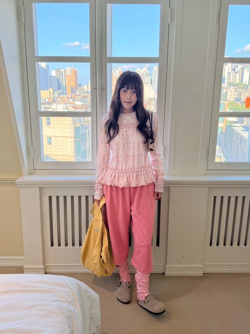 BOUTIQUE-L東大門代購女裝新品人氣26初秋推薦休閑長袖T恤BOUTIQUE-L長袖T恤