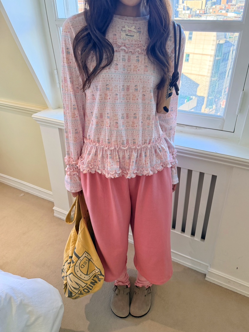 BOUTIQUE-L東大門代購女裝新品人氣26初秋推薦休閑長袖T恤BOUTIQUE-L長袖T恤