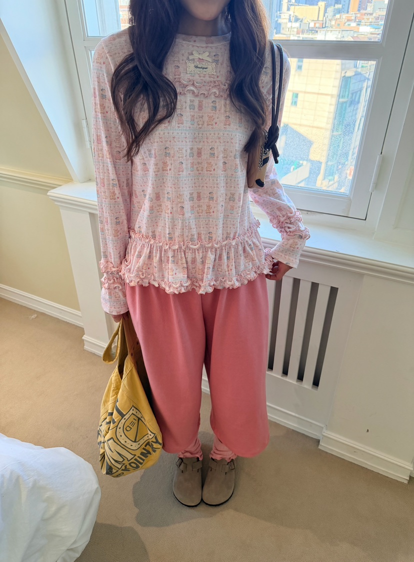 BOUTIQUE-L東大門代購女裝新品人氣26初秋推薦休閑長袖T恤BOUTIQUE-L長袖T恤