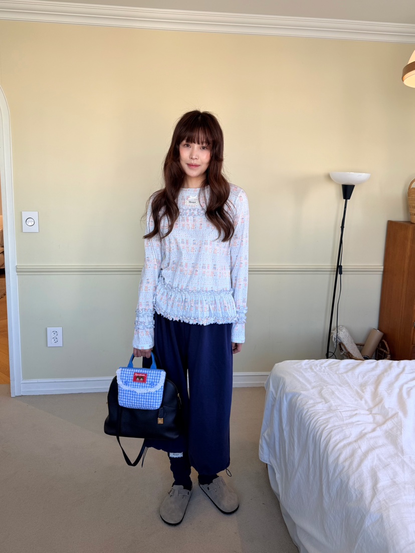 BOUTIQUE-L東大門代購女裝新品人氣26初秋推薦休閑長袖T恤BOUTIQUE-L長袖T恤
