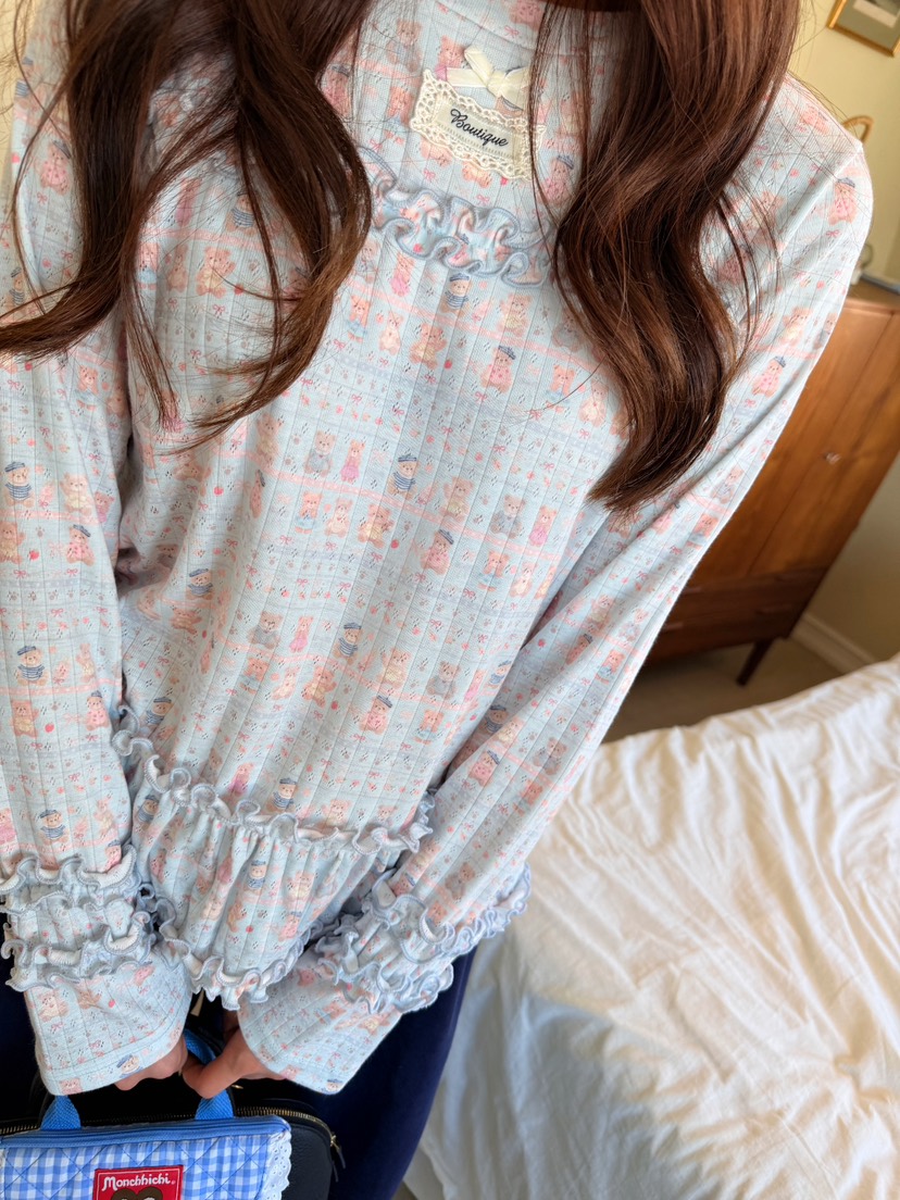 BOUTIQUE-L東大門代購女裝新品人氣26初秋推薦休閑長袖T恤BOUTIQUE-L長袖T恤