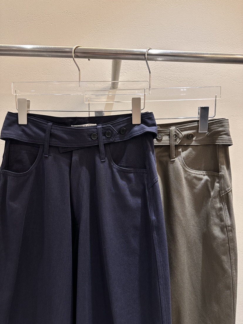 MOST OF ALL U東大門代購女裝新品26秋冬熱賣休閑褲腰帶MOST OF ALL U休閑褲