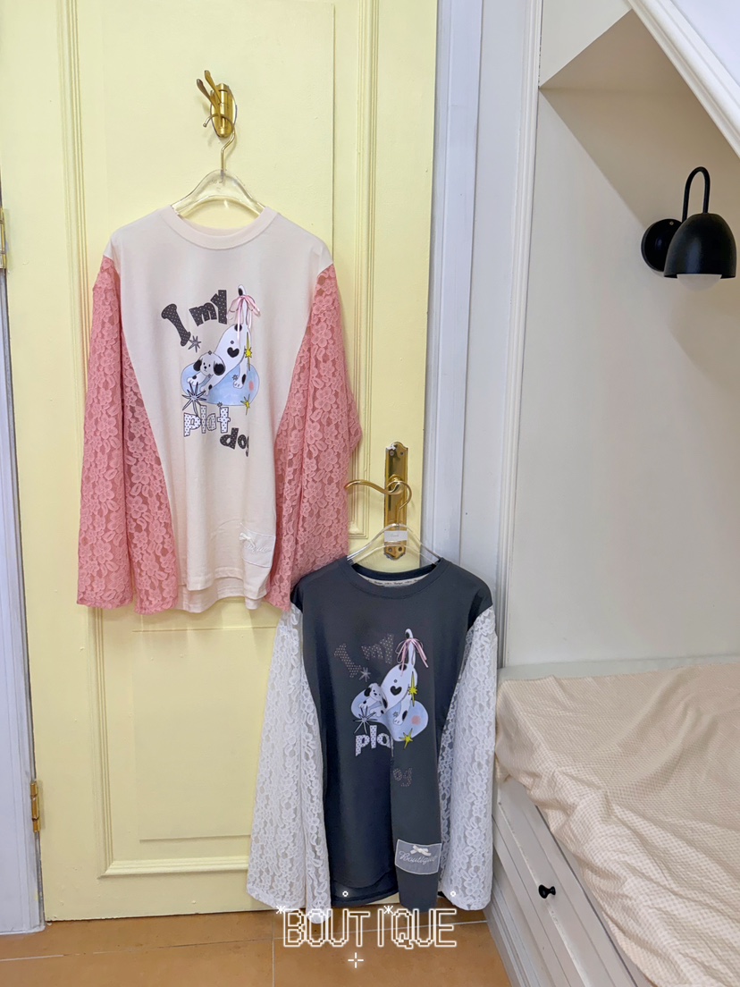 BOUTIQUE-L東大門實拍女裝新品熱賣休閑人氣26初秋長袖T恤BOUTIQUE-L長袖T恤