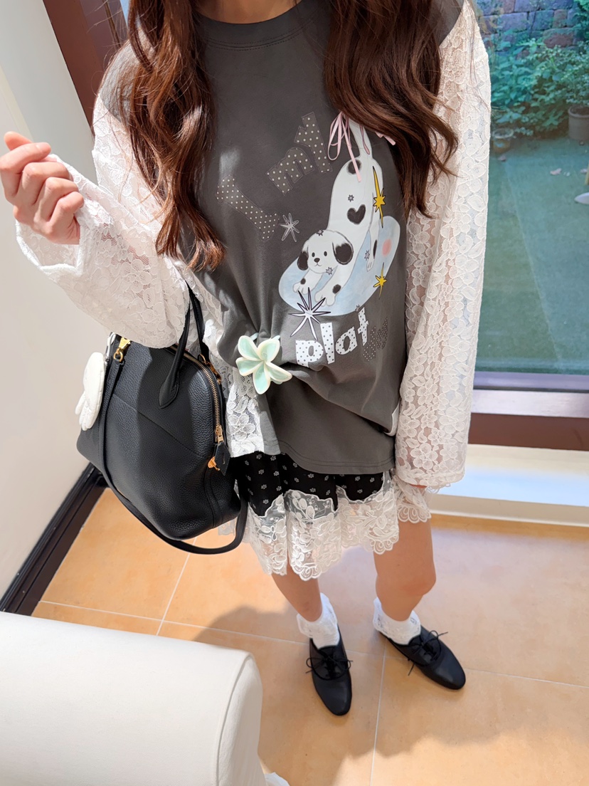 BOUTIQUE-L東大門實拍女裝新品熱賣休閑人氣26初秋長袖T恤BOUTIQUE-L長袖T恤