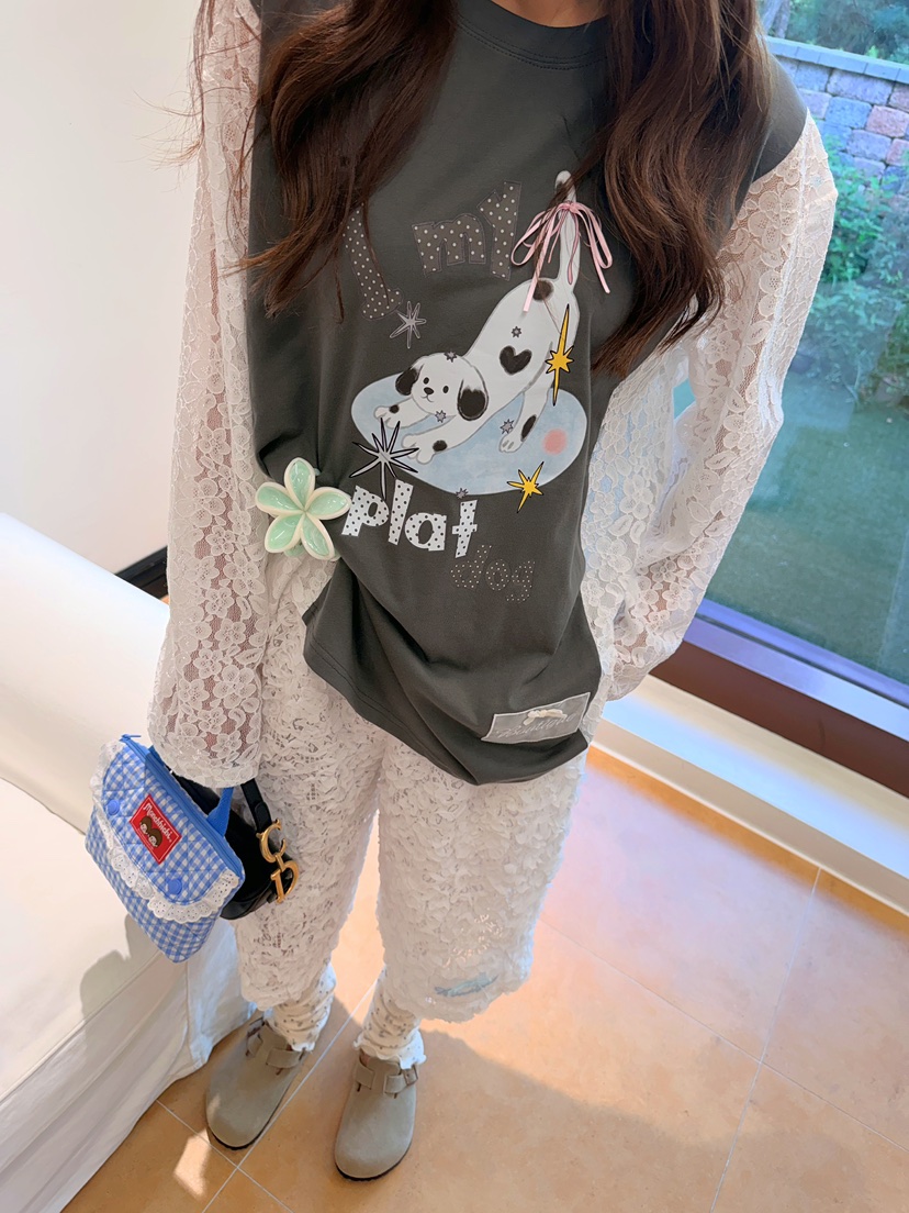 BOUTIQUE-L東大門實拍女裝新品熱賣休閑人氣26初秋長袖T恤BOUTIQUE-L長袖T恤