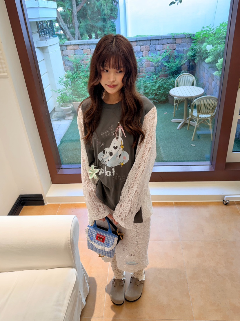 BOUTIQUE-L東大門實拍女裝新品熱賣休閑人氣26初秋長袖T恤BOUTIQUE-L長袖T恤