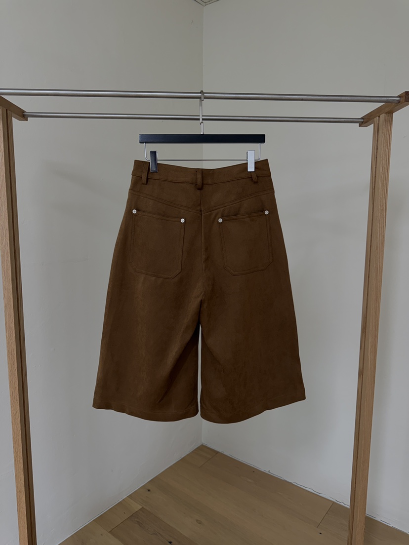 BLACK PIG/BERTO東大門直郵女士新品時尚26秋冬短褲皮褲麂皮BLACK PIG/BERTO短褲