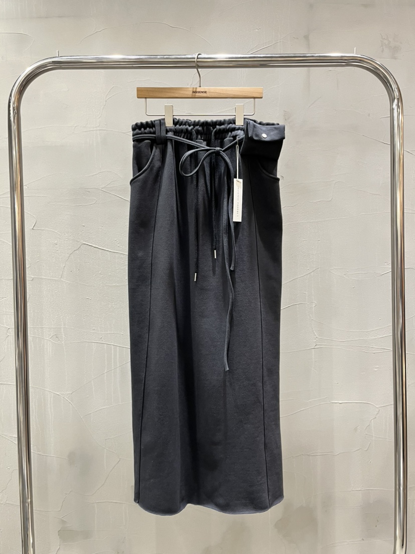 INSSENSE-A東大門代購女裝新品熱賣人氣職業休閑長裙含腰繩INSSENSE-A長裙圖色1