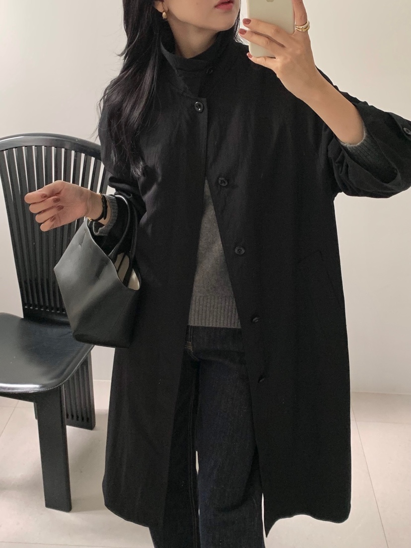 THE EYL韓國直郵女士新款人氣職業時尚真品26初秋長款風衣THE EYL長款風衣