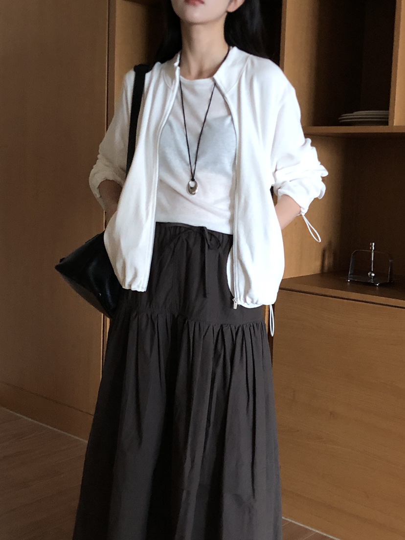 THE EYL韓國直郵女士新品時尚26初秋推薦職業人氣衛衣拉鏈THE EYL衛衣