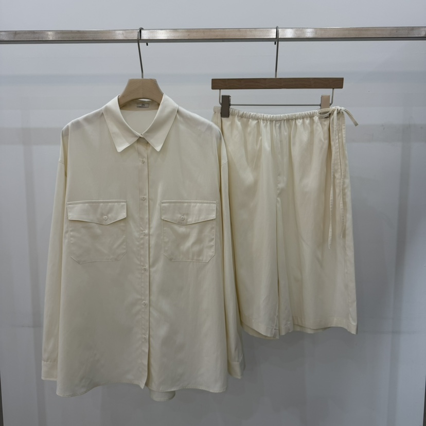 THE EYL東大門實拍女裝新品真品26初秋襯衫蕾絲衫不對稱口袋THE EYL襯衫/蕾絲衫
