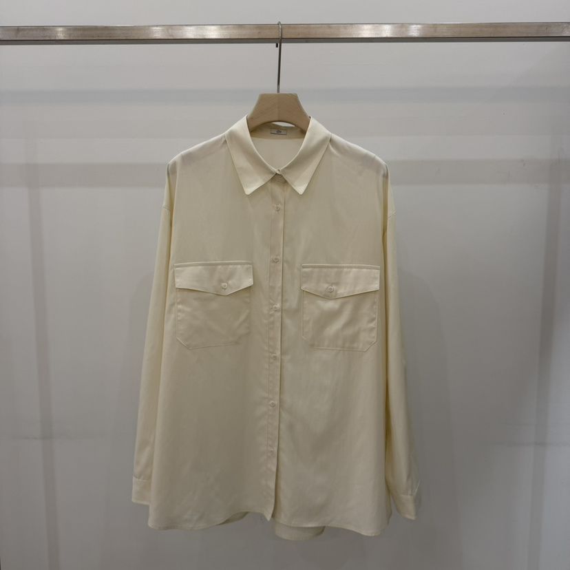 THE EYL東大門實拍女裝新品真品26初秋襯衫蕾絲衫不對稱口袋THE EYL襯衫/蕾絲衫圖色1