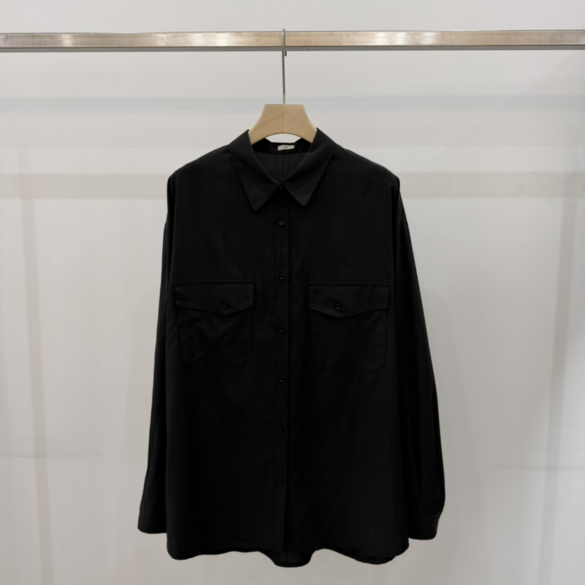 THE EYL東大門實拍女裝新品真品26初秋襯衫蕾絲衫不對稱口袋THE EYL襯衫/蕾絲衫圖色3