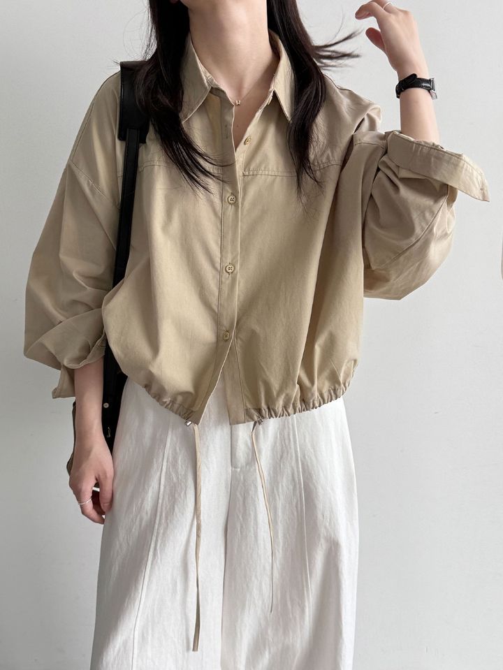 STAY HERE東大門直郵女士新款26初秋休閑推薦襯衫蕾絲衫STAY HERE-2件起襯衫/蕾絲衫
