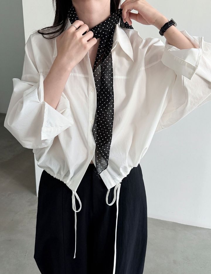STAY HERE東大門直郵女士新款26初秋休閑推薦襯衫蕾絲衫STAY HERE-2件起襯衫/蕾絲衫