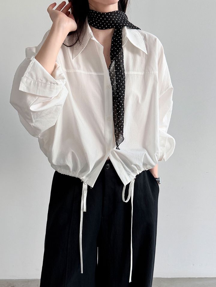 STAY HERE東大門直郵女士新款26初秋休閑推薦襯衫蕾絲衫STAY HERE-2件起襯衫/蕾絲衫