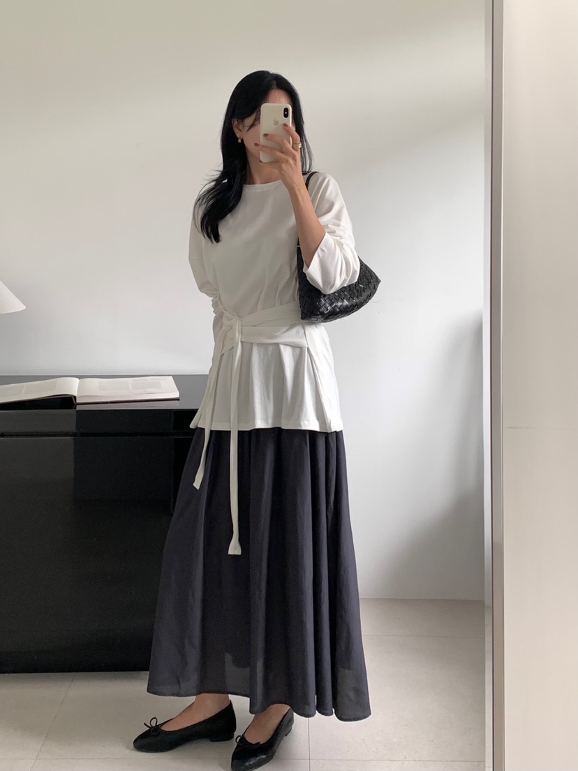 THE EYL東大門直郵女裝新品職業熱賣真品推薦時尚長袖T恤THE EYL長袖T恤