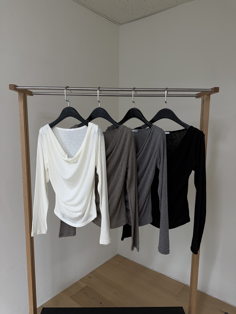 BLACK PIG/BERTO東大門實拍女士新品職業26秋冬長袖T恤BLACK PIG/BERTO長袖T恤