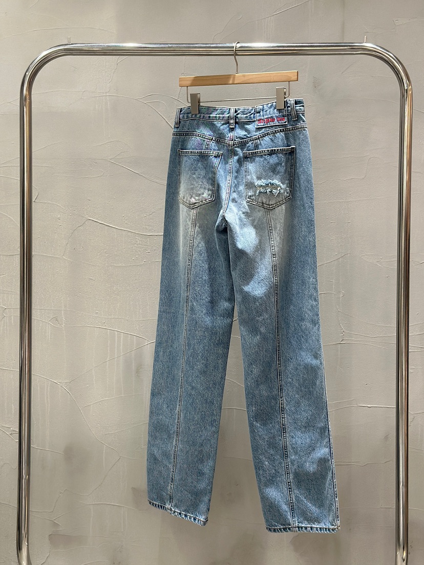 INSSENSE-A東大門直郵女士新品休閑26秋冬職業推薦牛仔褲INSSENSE-A牛仔褲