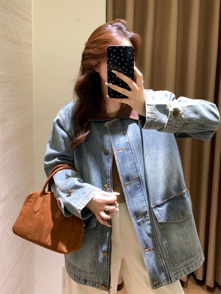 STAY HERE韓國代購女士新款真品26秋冬26初秋熱賣夾克經典STAY HERE-2件起夾克