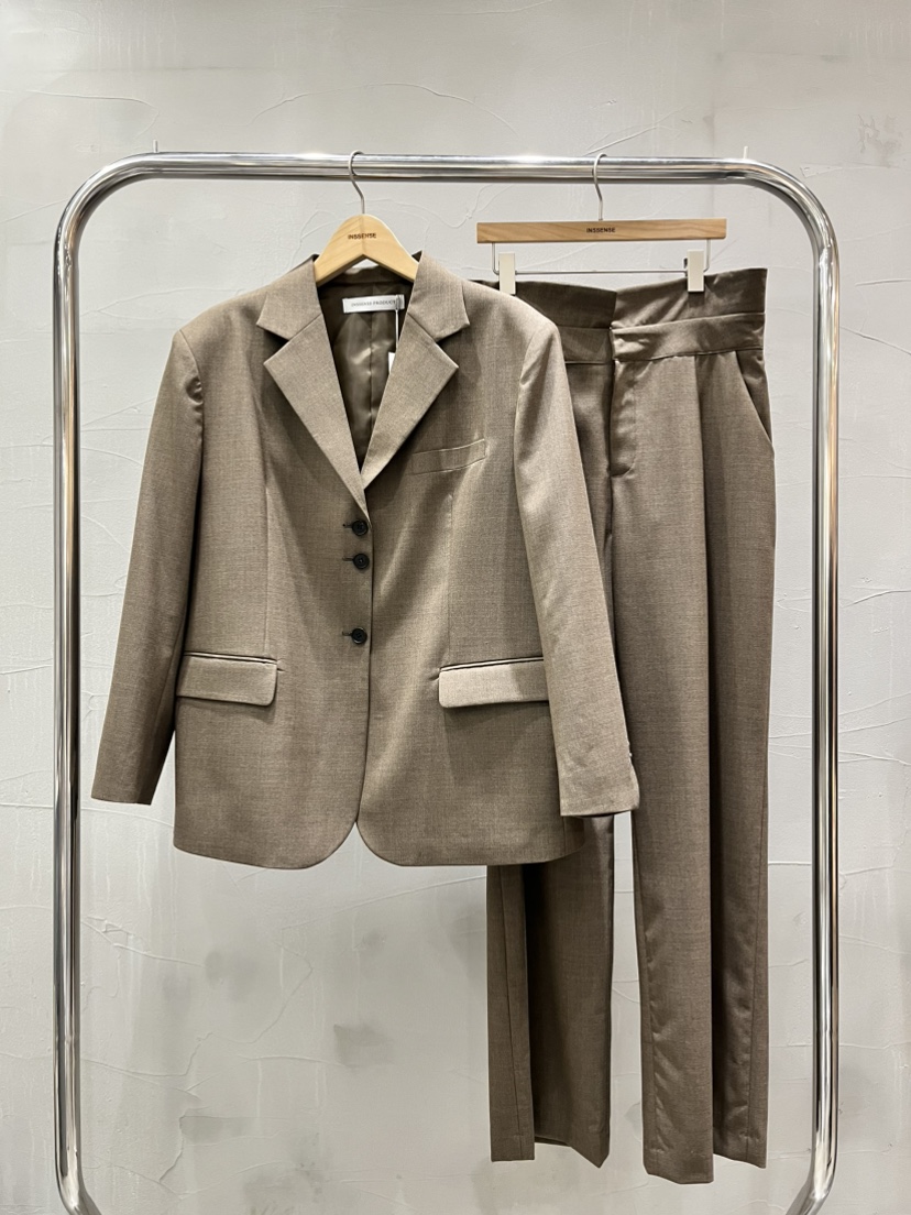 INSSENSE-A韓國直郵女士新品真品人氣熱賣職業休閑褲羊毛INSSENSE-A休閑褲