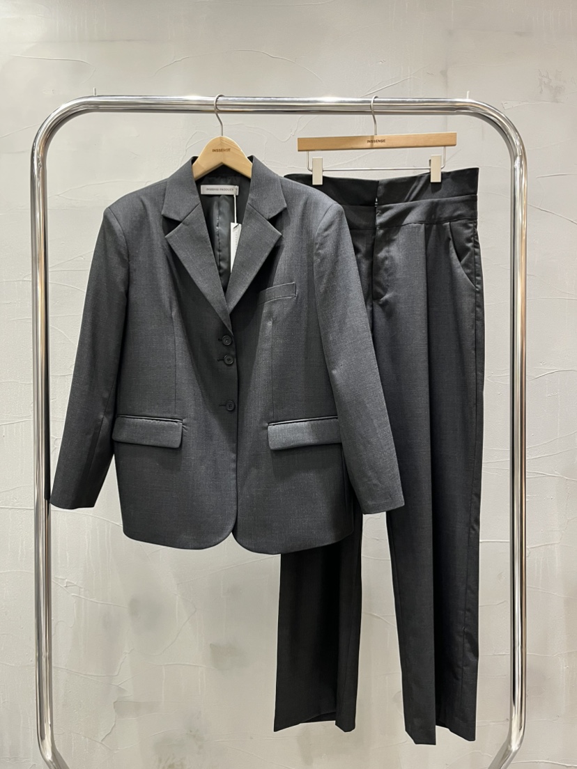 INSSENSE-A韓國直郵女士新品真品人氣熱賣職業休閑褲羊毛INSSENSE-A休閑褲