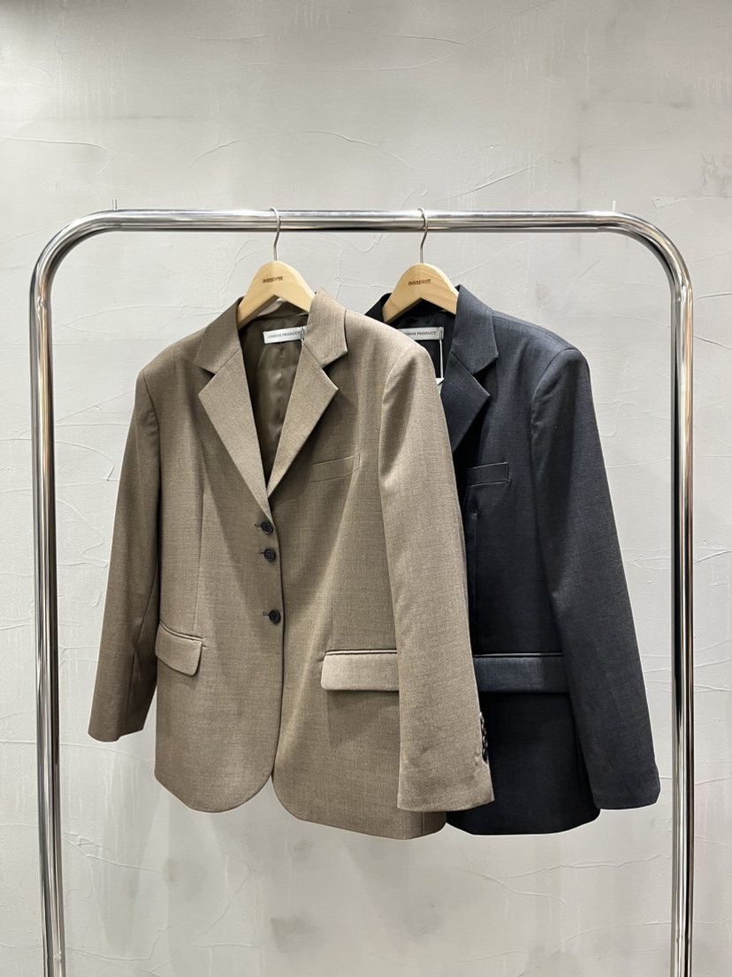 INSSENSE-A韓國代購女裝新品26秋冬真品人氣熱賣夾克羊毛INSSENSE-A夾克