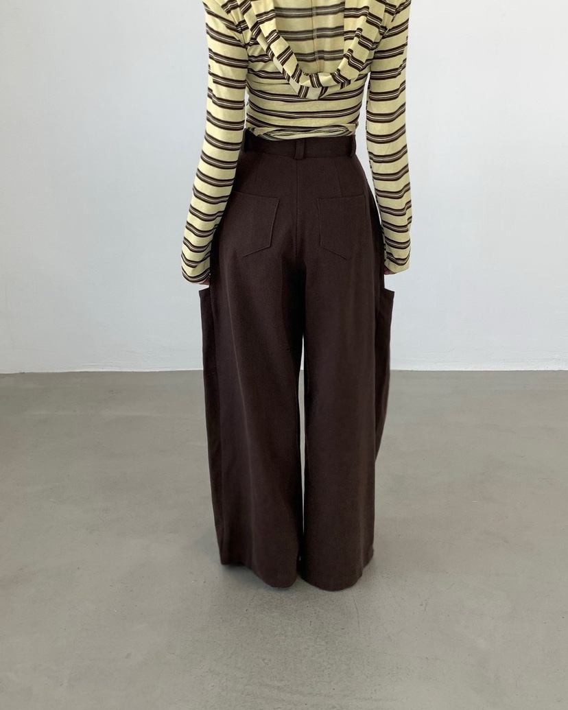 2TWO MOON東大門實拍女士新品真品26秋冬休閑休閑褲腰帶2TWO MOON休閑褲