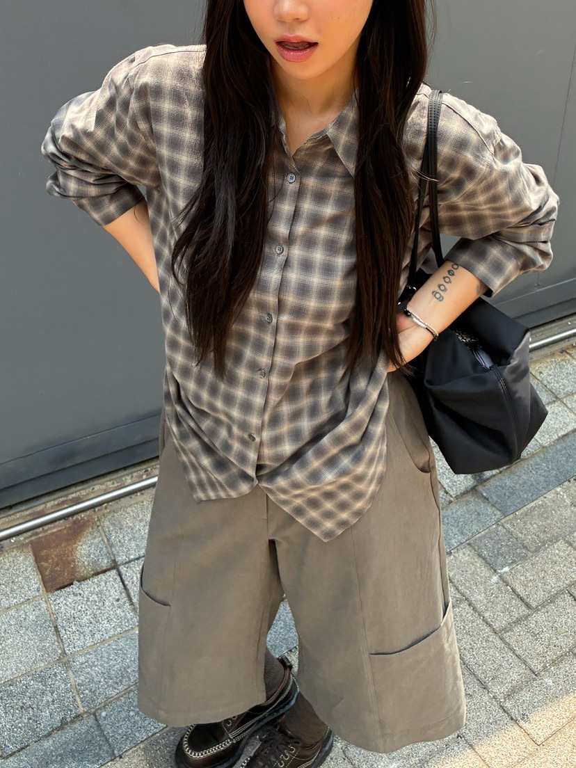 CM韓國代購女裝新款熱賣休閑推薦26初秋時尚人氣襯衫蕾絲衫CM_centimeter襯衫/蕾絲衫