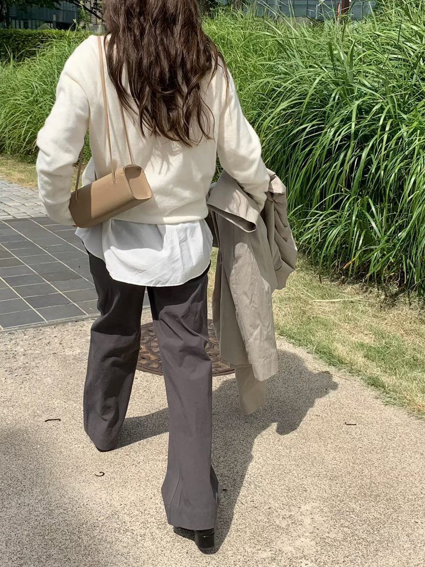 ARKIE/TAF東大門實拍女裝新品26初秋26秋冬針織衫V領羊絨插肩ARKIE/TAF針織衫