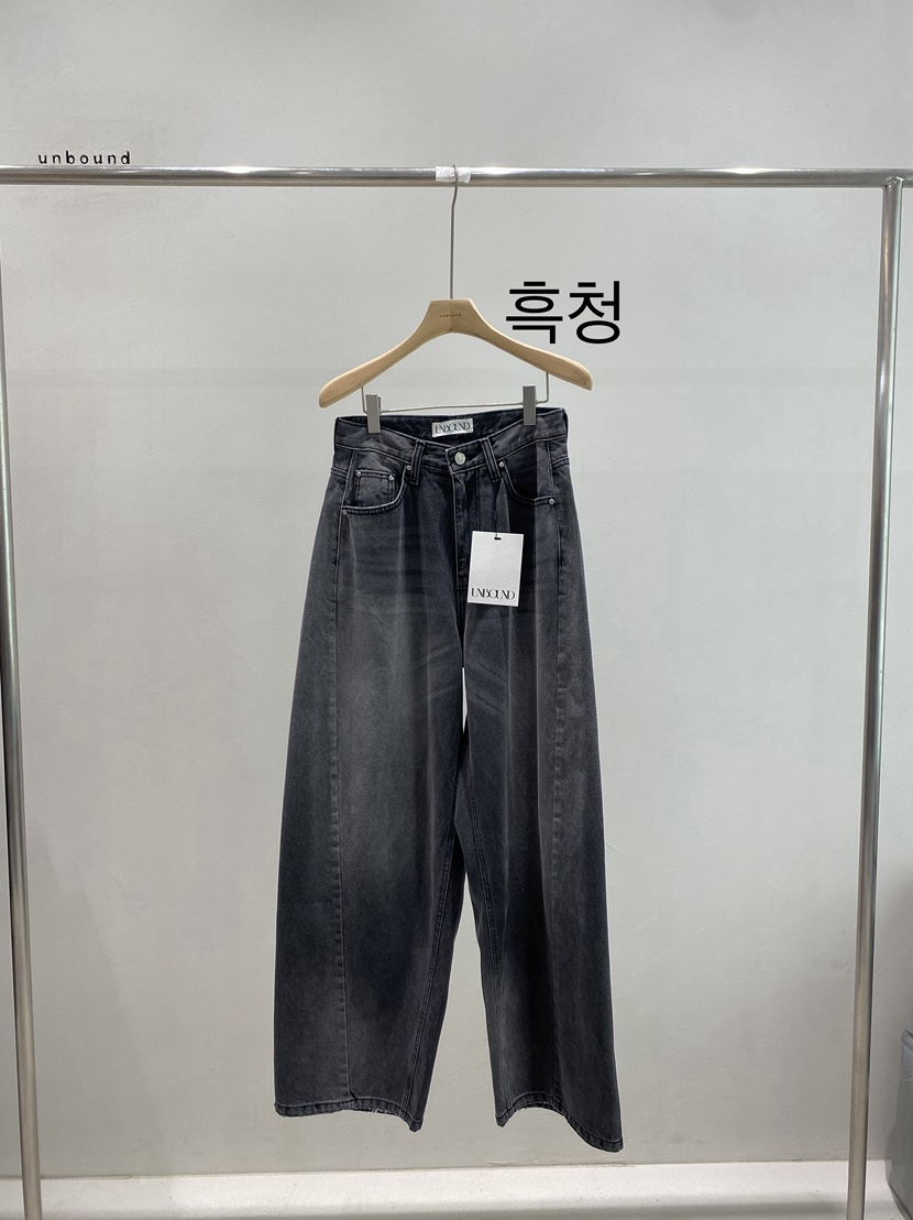 UNBOUND東大門直郵女士新品時尚真品職業熱賣26秋冬牛仔褲UNBOUND牛仔褲圖色2