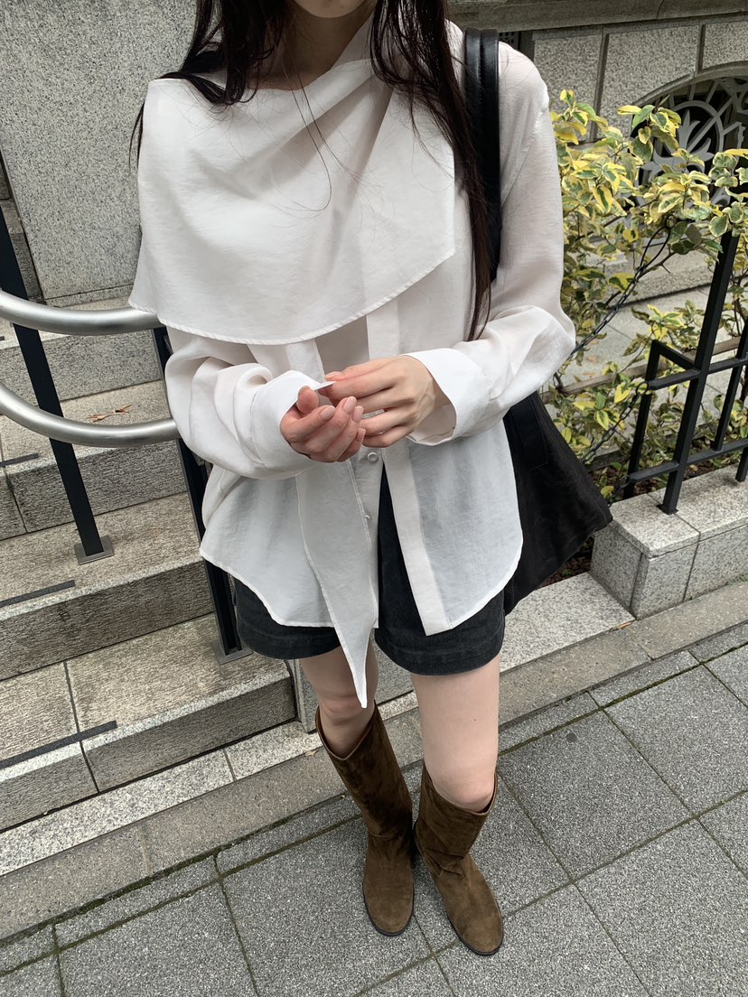 LOGARDEN韓國代購女士新品時尚熱賣休閑職業真品襯衫蕾絲衫LO GARDEN襯衫/蕾絲衫