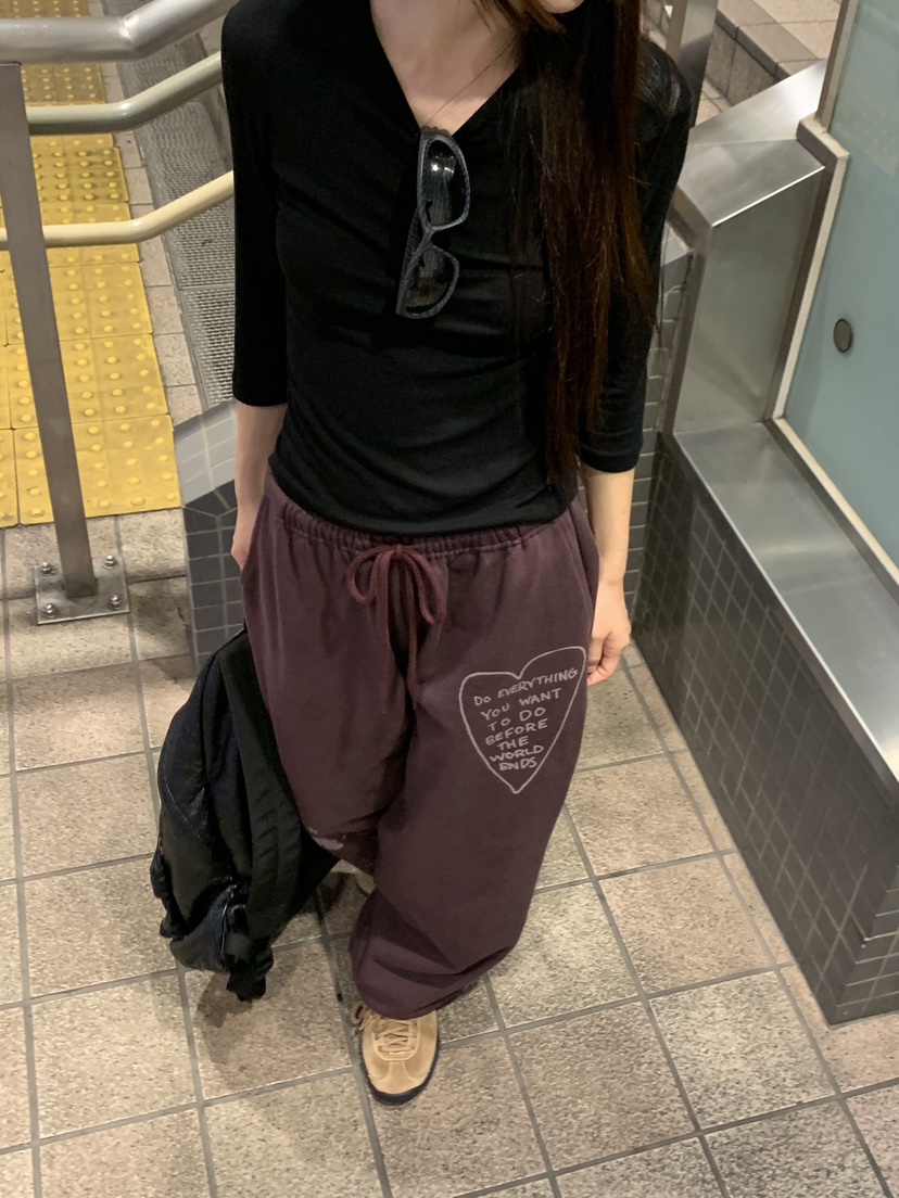 LOGARDEN東大門實拍女裝新款26初秋休閑人氣推薦26秋冬休閑褲LO GARDEN休閑褲