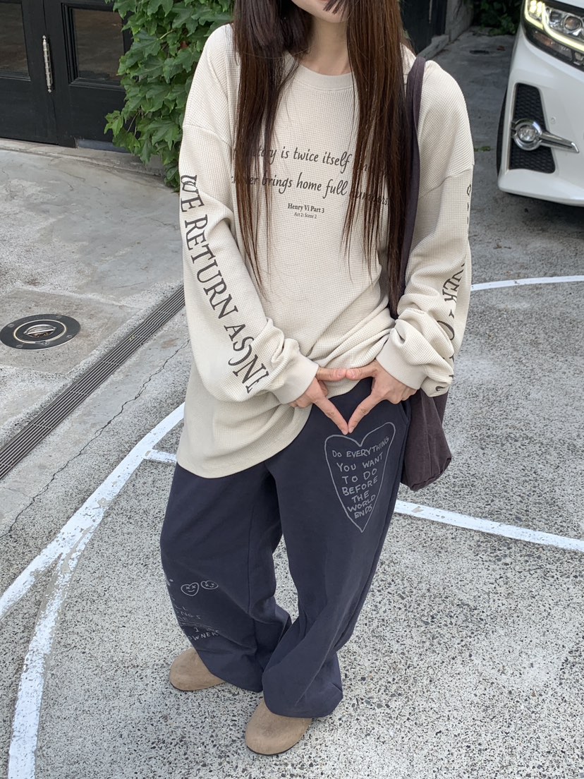 LOGARDEN東大門實拍女裝新款26初秋休閑人氣推薦26秋冬休閑褲LO GARDEN休閑褲