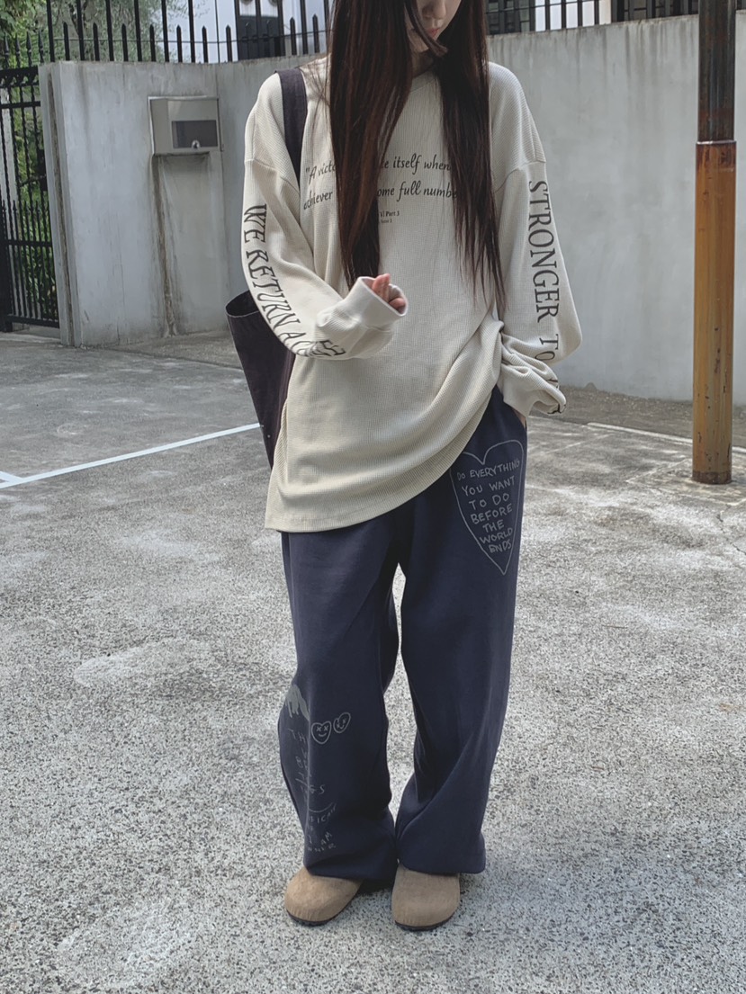 LOGARDEN東大門實拍女裝新款26初秋休閑人氣推薦26秋冬休閑褲LO GARDEN休閑褲