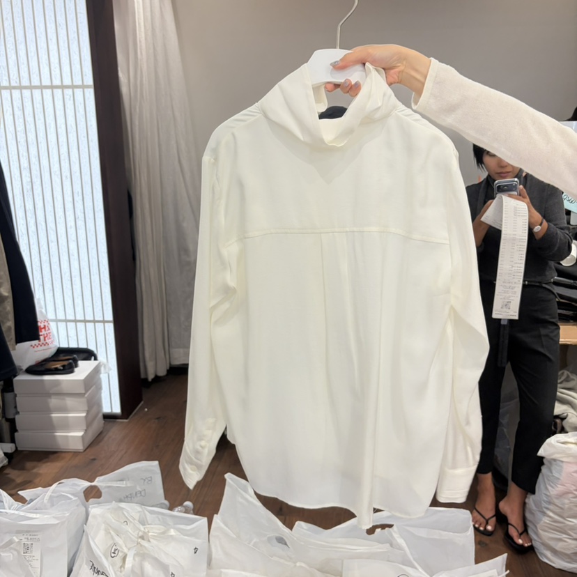 UNDERSTANDING韓國代購女士新品職業推薦時尚襯衫蕾絲衫口袋UNDERSTANDING襯衫/蕾絲衫