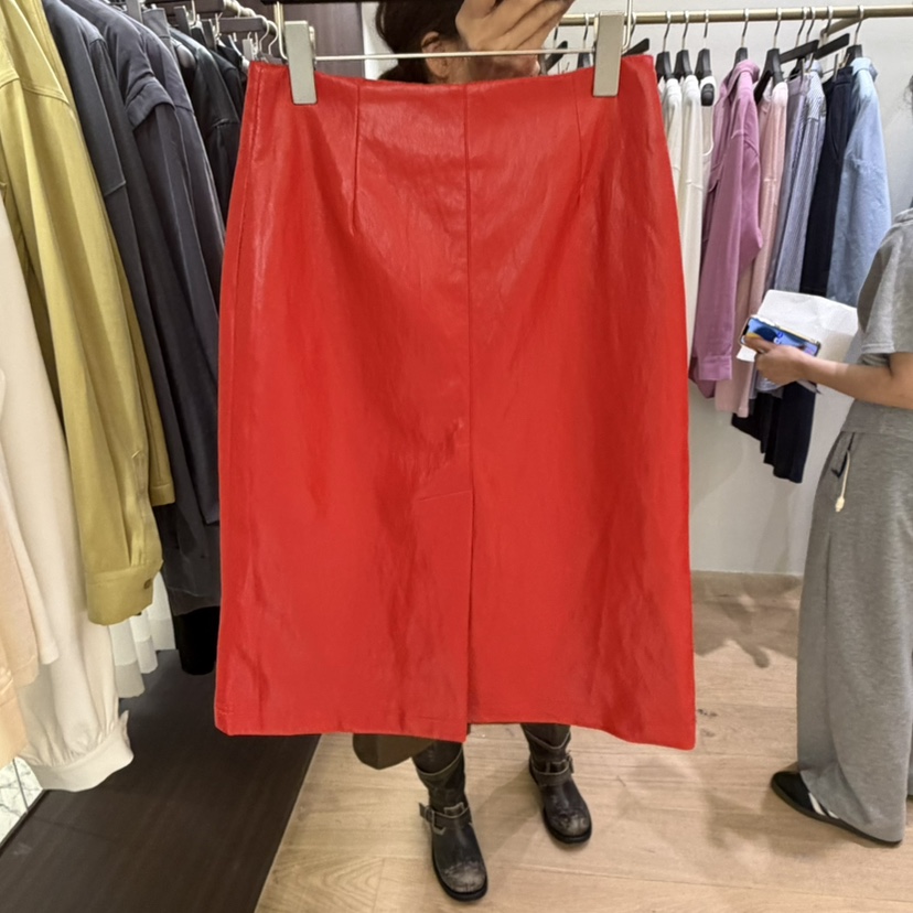 FOREST東大門代購女士新款休閑26秋冬26初秋半身裙中短裙皮革FOREST半身裙/中短裙圖色3