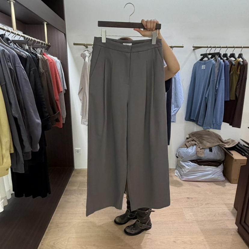 FOREST韓國直郵女士新品人氣26秋冬熱賣時尚休閑休閑褲口袋FOREST休閑褲圖色1