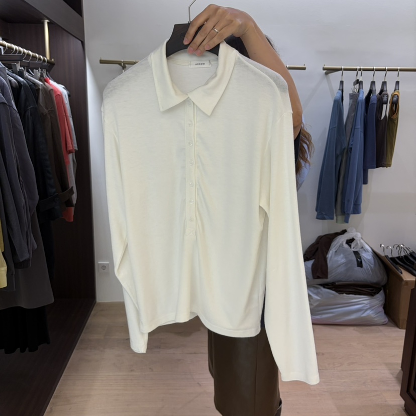 FOREST東大門代購女士新品26秋冬真品26初秋推薦職業長袖T恤FOREST長袖T恤圖色1