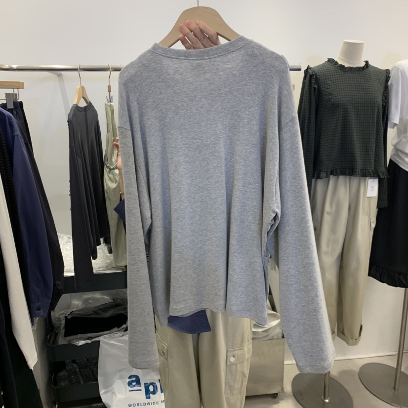 TAN&amp;COMO東大門直郵女裝新品26秋冬休閑推薦長袖T恤tan-COMO長袖T恤