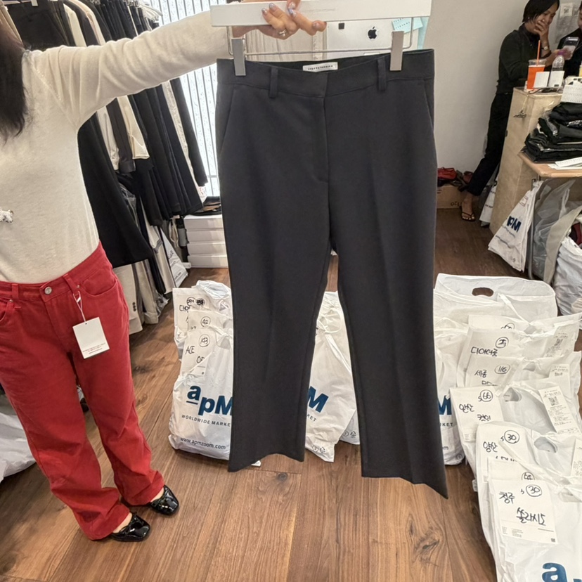 UNDERSTANDING韓國直郵女士新款休閑職業26秋冬休閑褲修身UNDERSTANDING休閑褲圖色3