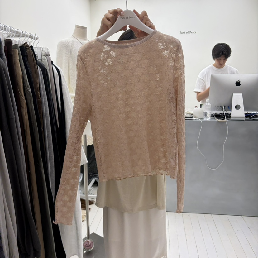 BREEZE韓國直郵女士新品推薦真品職業26秋冬人氣26初秋長袖T恤BREEZE長袖T恤圖色2