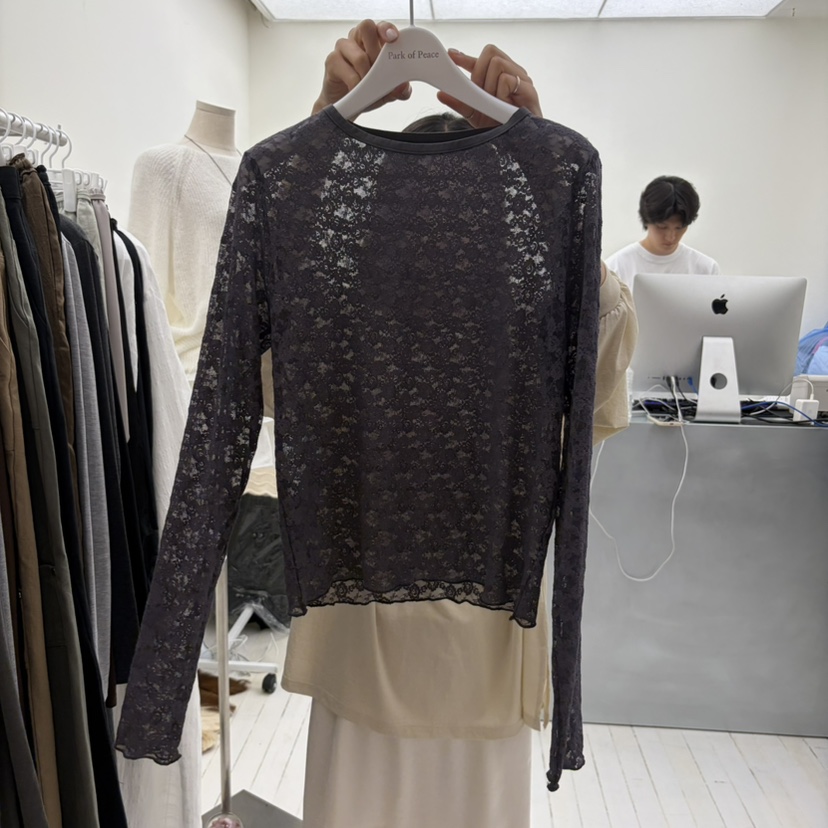 BREEZE韓國直郵女士新品推薦真品職業26秋冬人氣26初秋長袖T恤BREEZE長袖T恤圖色3