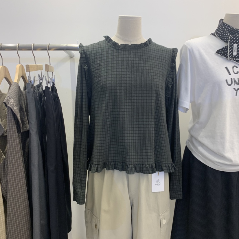 TAN&amp;COMO韓國代購女裝新品推薦熱賣休閑真品襯衫蕾絲衫tan-COMO襯衫/蕾絲衫